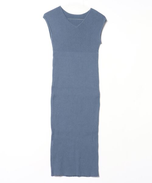 「DRWCYS」 ニットワンピース 1 ブルー レディース_画像2