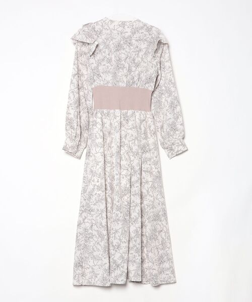 「apres jour」 レース長袖ワンピース FREE ベージュ レディース_画像2