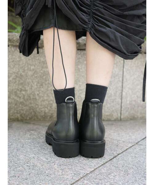 「CAMINANDO」 ショートブーツ 6 ブラック レディース_画像3