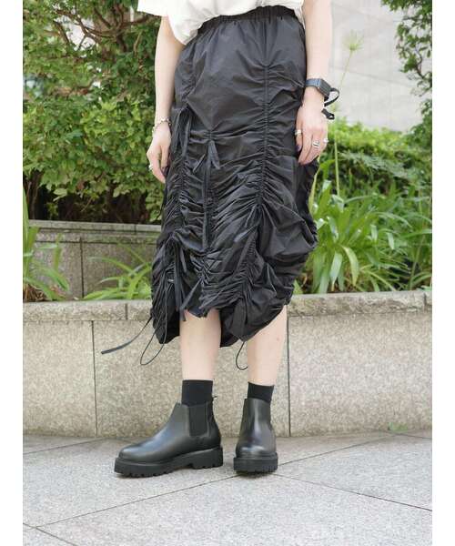 「CAMINANDO」 ショートブーツ 6 ブラック レディース_画像9