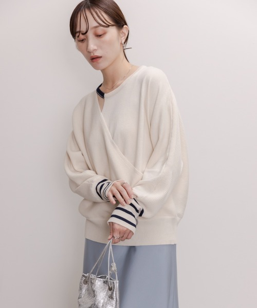 「Eimee Law」 長袖ニット FREE アイボリー レディース_画像6