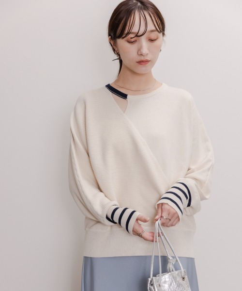 「Eimee Law」 長袖ニット FREE アイボリー レディース_画像8