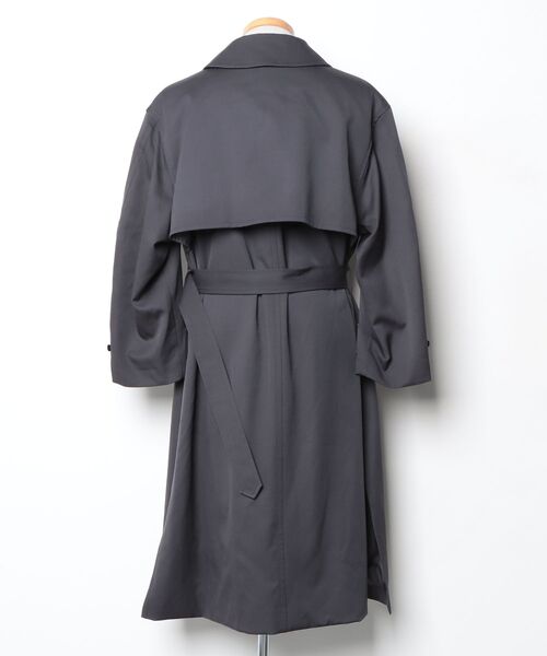 LIDnM（リドム） トレンチコート SMALL チャコールグレー メンズ