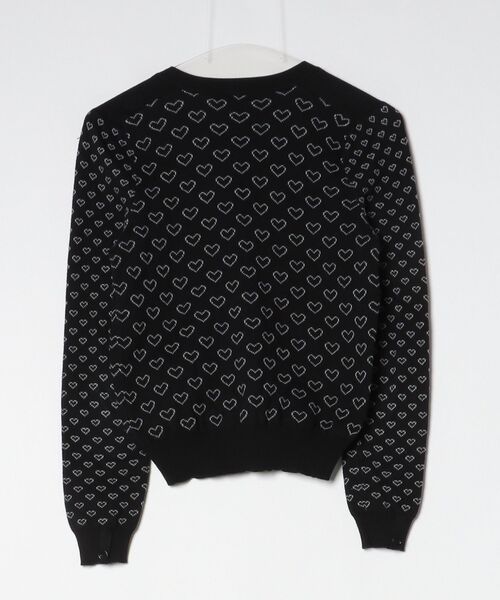 「SEE BY CHLOE」 ドット柄ニットカーディガン - ブラック レディース_画像2