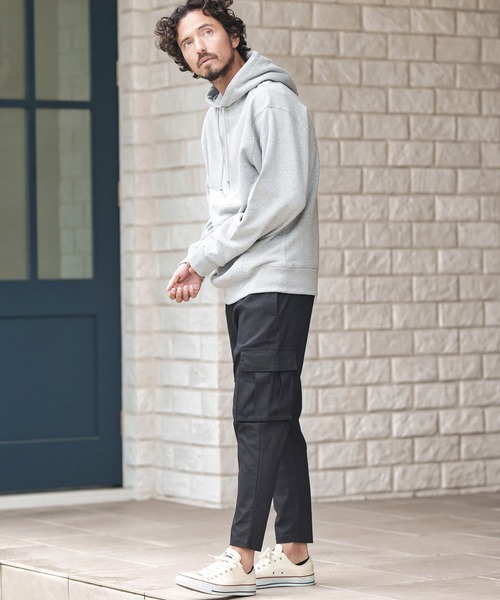 「CAMBIO」 カーゴパンツ M オリーブ メンズ_画像6