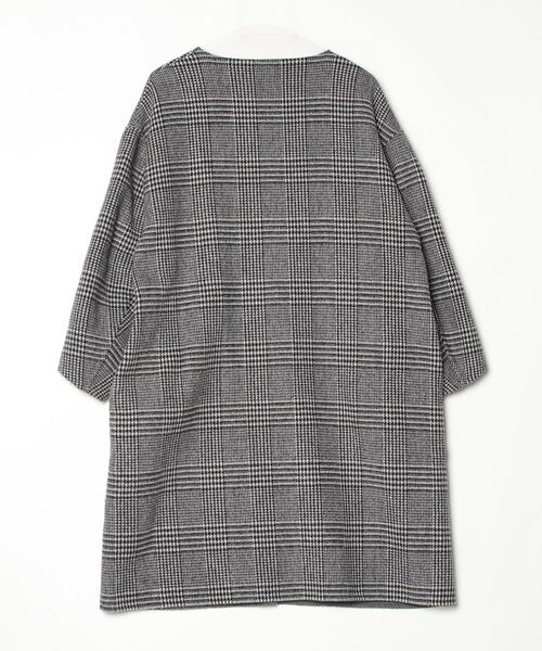 「OMNES Supremo」 ノーカラーコート FREE ブラック レディース_画像2