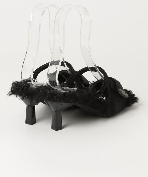 「SY UNITED ARROWS」 ヒールサンダル 24cm ブラック レディース_画像2