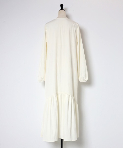 「Bonjour Sagan」 長袖ワンピース FREE イエロー系その他 レディース_画像3