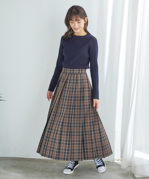 「Honeys」 長袖ニット M サックスブルー レディース_画像5