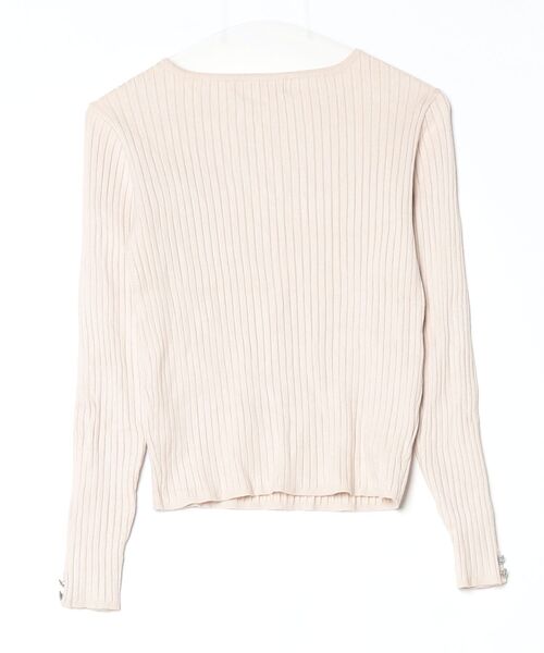 「LAISSE PASSE」 長袖ニット MEDIUM ホワイト レディース_画像2