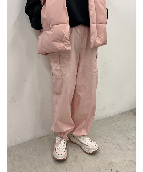 「WC」 カーゴパンツ FREE ピンク レディース_画像5