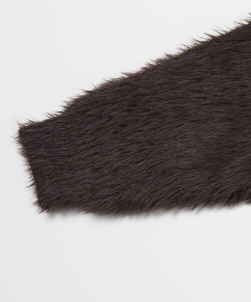 「FREAK'S STORE」 ニットカーディガン MEDIUM チャコールグレー メンズ_画像5