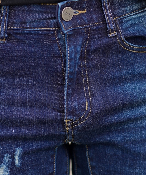 adamsJUGGLER（アダムスジャグラー） デニムパンツ S インディゴブルー