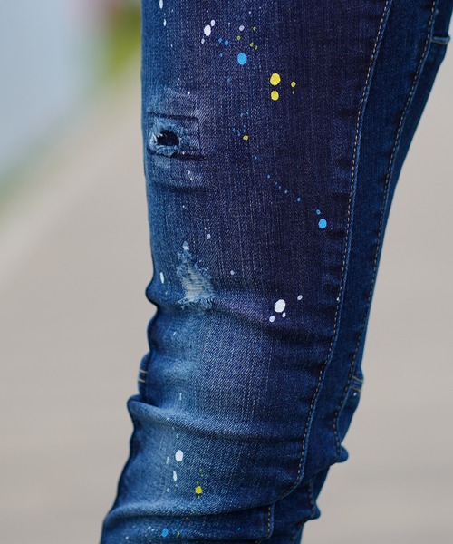 アダムスジャグラーデニム adamsJUGGLER（アダムスジャグラー） デニムパンツ S インディゴブルー