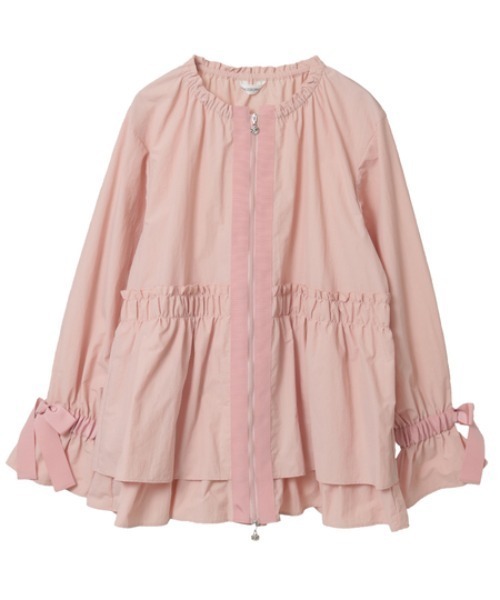 INGEBORG（インゲボルグ） ブルゾン ジャンバー リボンアクセント