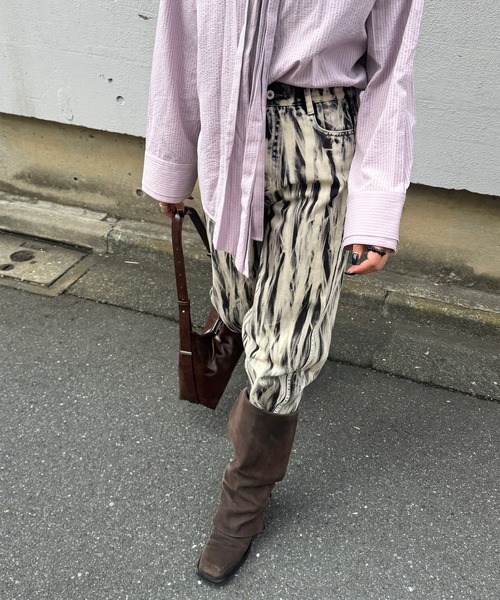 Ameri（アメリ） ワイドパンツ ジーンズ デニム デニムパンツ HAND
