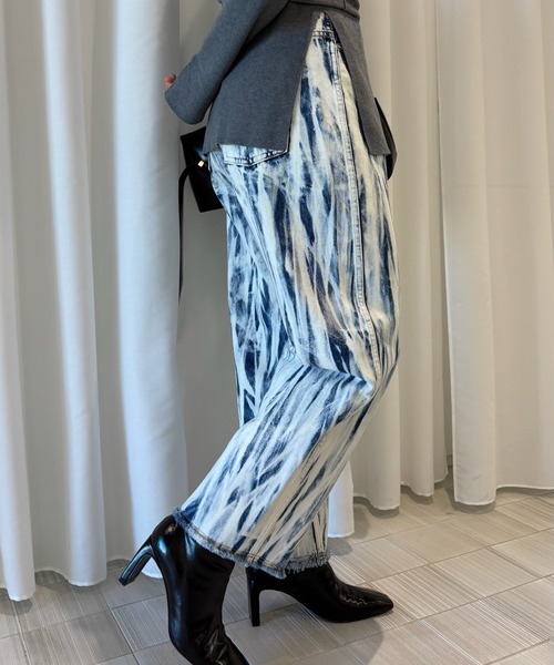 Ameri（アメリ） ワイドパンツ ジーンズ デニム デニムパンツ HAND