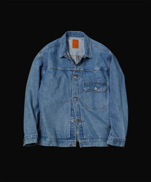 ADAM ET ROPE'（アダムエロペ） デニムジャケット gジャン ブリーチ