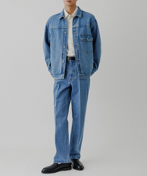 ADAM ET ROPE'（アダムエロペ） デニムジャケット gジャン ブリーチ