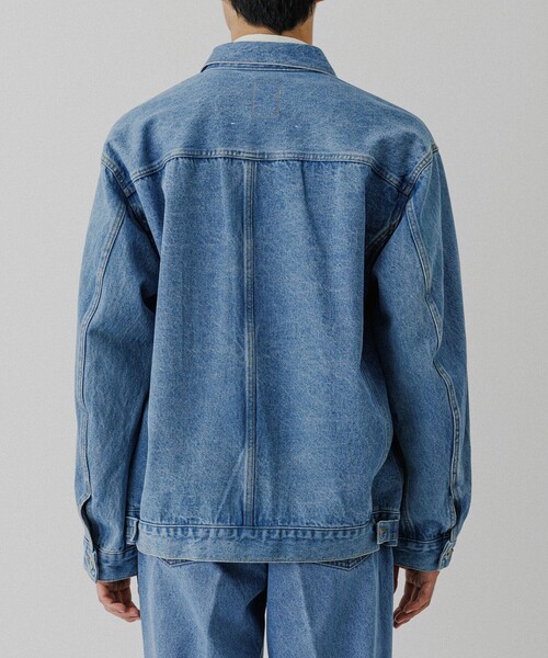 ADAM ET ROPE'（アダムエロペ） デニムジャケット gジャン ブリーチ