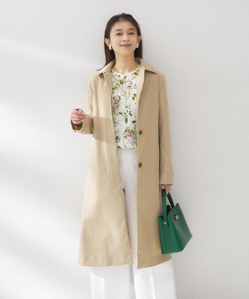 To b. by agnes ステンカラーコート コート Aラインコート ”Pimilico