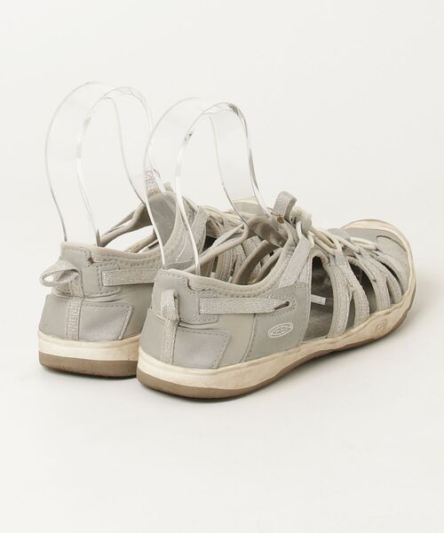 KEEN（キーン） 「KIDS」フラットサンダル 22cm シルバー キッズ