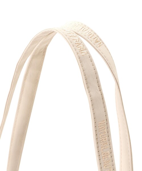 「NATURAL BEAUTY BASIC」 トートバッグ フリ- シルバー レディース_画像6