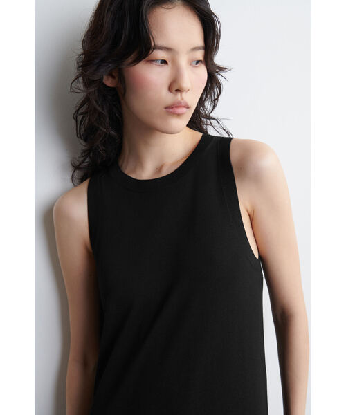 「COS」 ニットワンピース M ブラック レディース_画像4