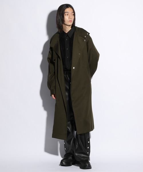 HARE/ハレ トレンチコート ブラック HARE（ハレ） トレンチコート MEDIUM ブラック メンズ : ZOZOTOWN