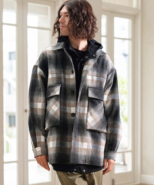 「CAMBIO」 ジャケット L ベージュ メンズ_画像3