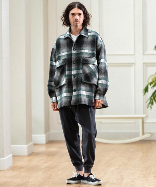 「CAMBIO」 ジャケット L ベージュ メンズ_画像4