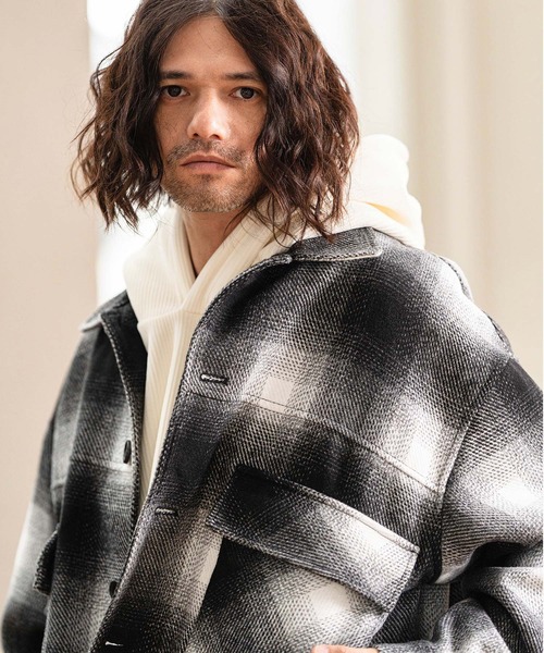 「CAMBIO」 ジャケット L ベージュ メンズ_画像6