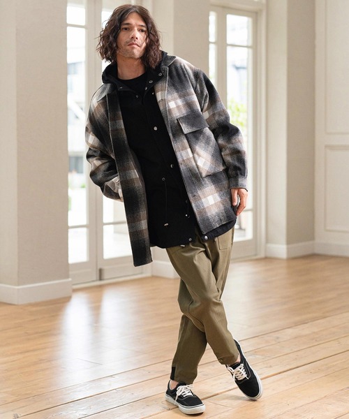 「CAMBIO」 ジャケット L ベージュ メンズ_画像8