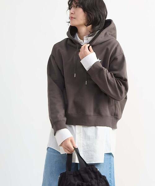 パーカー EMBROIDERED LOGO HOODIE レディース_1