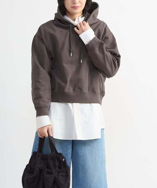 パーカー EMBROIDERED LOGO HOODIE レディース_5