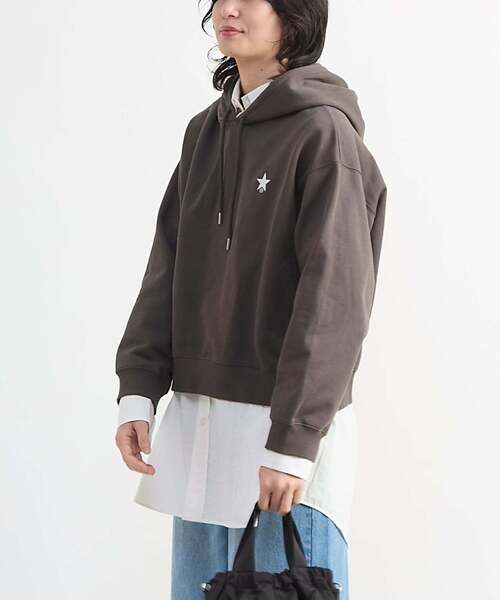 パーカー EMBROIDERED LOGO HOODIE レディース_6