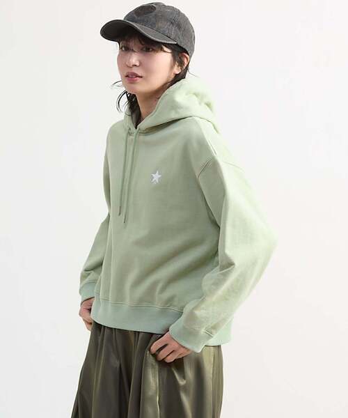 パーカー EMBROIDERED LOGO HOODIE レディース_10