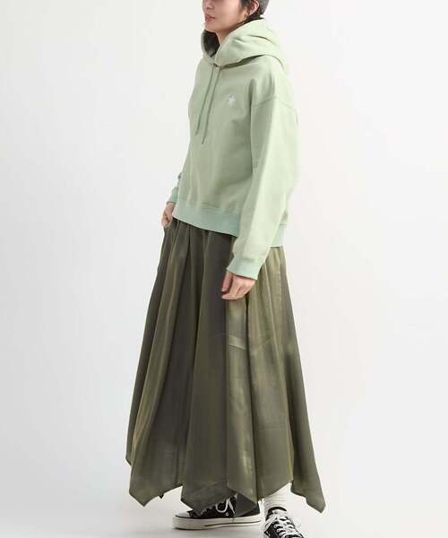 パーカー EMBROIDERED LOGO HOODIE レディース_13