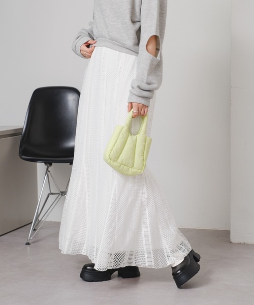 「Kastane」 スカート 1 ホワイト レディース_画像2