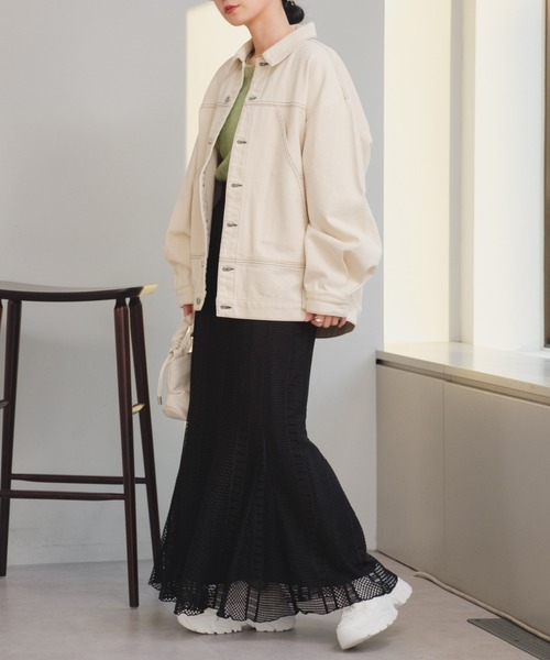 「Kastane」 スカート 1 ホワイト レディース_画像3