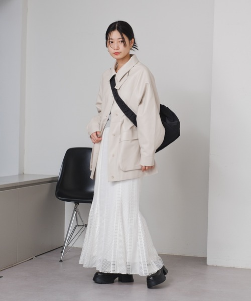 「Kastane」 スカート 1 ホワイト レディース_画像4