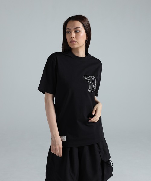 Y-3 ブラック Tシャツ ロゴプリント　 値下げ受け付けます Y-3 tシャツ ELITE 5 GFX SHORT SLEEVE TEE メンズ レディース