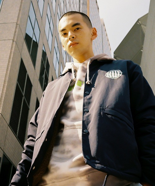 HUF（ハフ） コーチジャケット X-LARGE カーキ メンズ : ZOZOTOWN