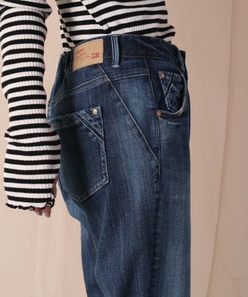 「cepo」 デニムパンツ M ネイビー レディース_画像8