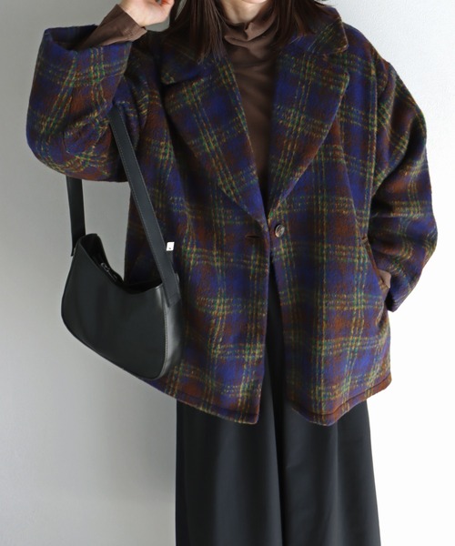 「COURO」 ピーコート M ブラウン レディース_画像2