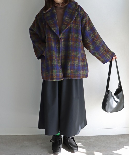 「COURO」 ピーコート M ブラウン レディース_画像4