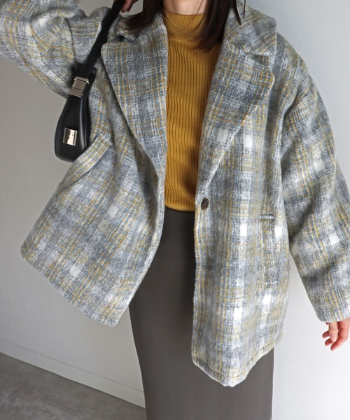 「COURO」 ピーコート M ブラウン レディース_画像5