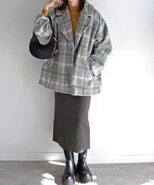 「COURO」 ピーコート M ブラウン レディース_画像8