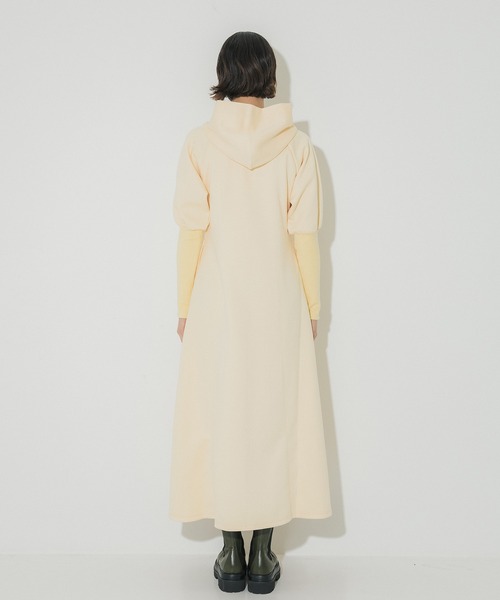 「CITY TOKYO」 長袖ワンピース 1 アイボリー レディース_画像6