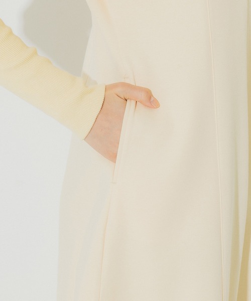 「CITY TOKYO」 長袖ワンピース 1 アイボリー レディース_画像9